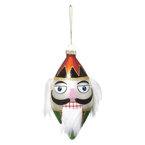 hanger gezicht notenkraker glas 11cm - afbeelding 2