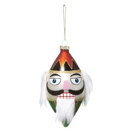 hanger gezicht notenkraker glas 11cm - afbeelding 2