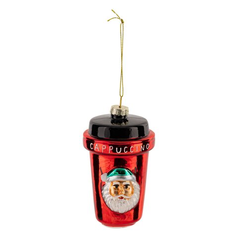 Hanger glas cappucino H11cm