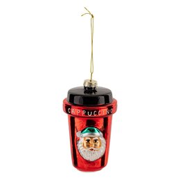 Hanger glas cappucino H11cm