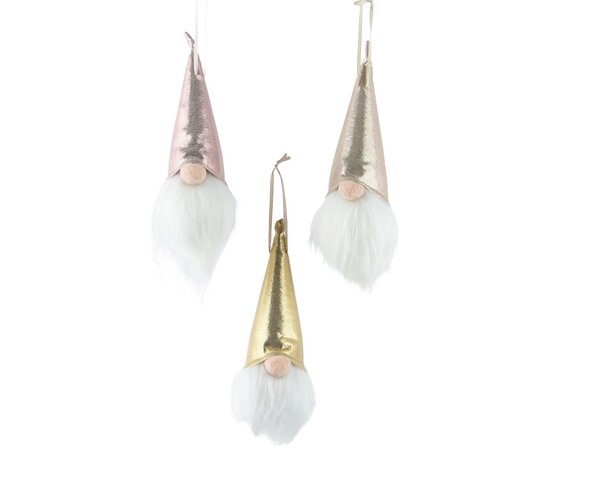 Hanger gnome D6xH19cm 3ass