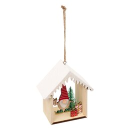 Hanger gnome huis H11cm