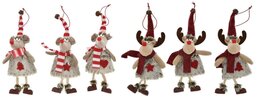 Hanger H23cm 6ass - hert + muis