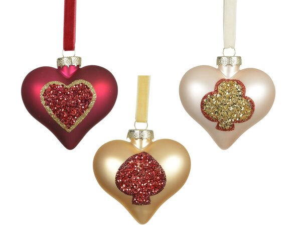 Hanger hart 8x8cm 3ass