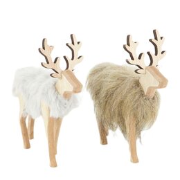 Hanger Hert 10x11cm - 2ass