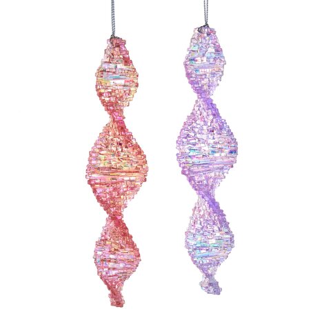 Hanger icicle candy kunststof 2ass