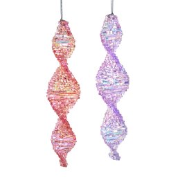 Hanger icicle candy kunststof 2ass