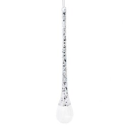 Hanger icicle glas zilver