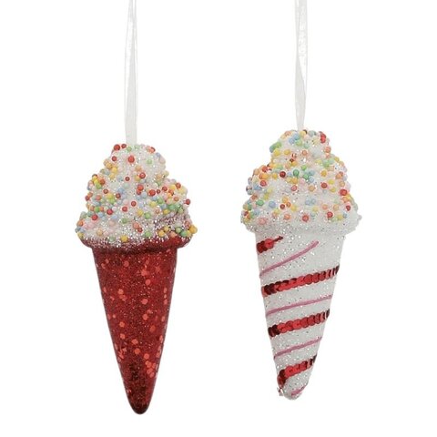 Hanger ijsjes 6x15cm 3ass