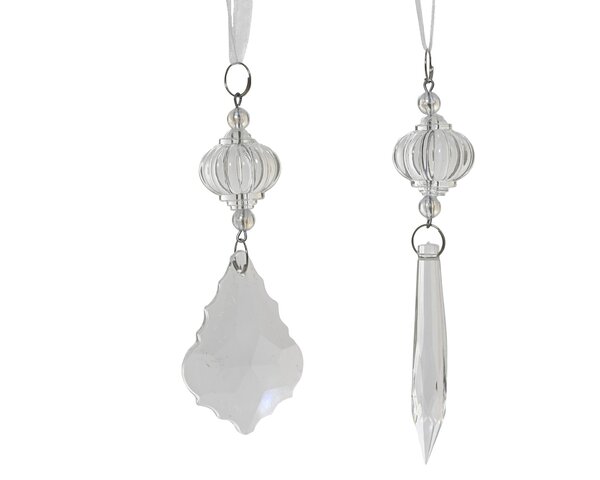 Hanger ijspegel 3x14cm kunststof 2ass