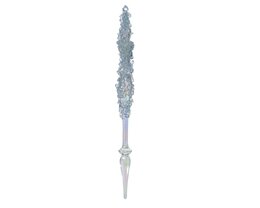 Hanger ijspegel H31cm blauw iris