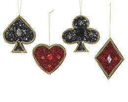 Hanger kaarten 13x11cm 4ass