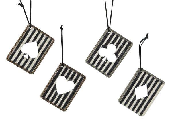 Hanger kaarten 7x10cm 4ass