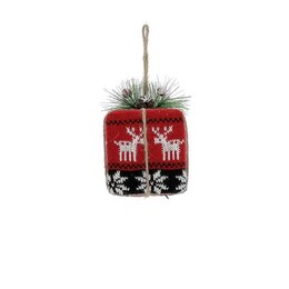 Hanger kado 8x8cm schotse