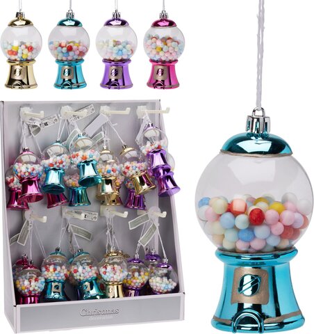 Hanger kauwgomballenautomaat 4ass