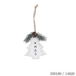 Hanger kerstboom Xmas 8x10cm