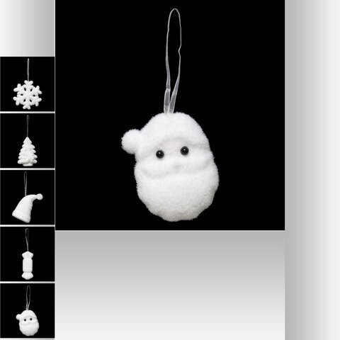 Hanger kerstfigure 5ass - afbeelding 1