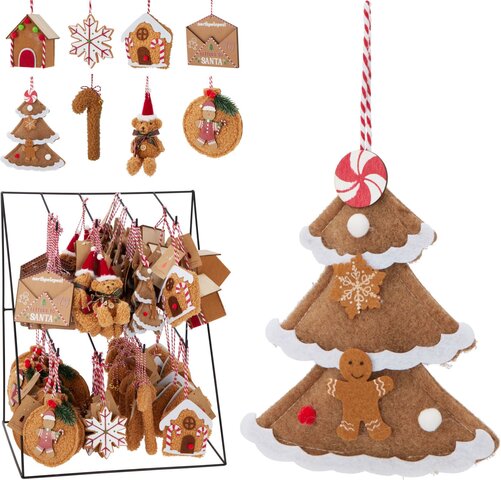 Hanger kerstfiguur 8ass