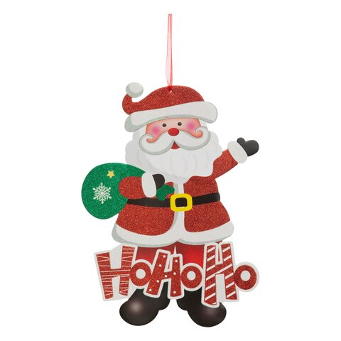 Hanger Kerstman H39cm hout