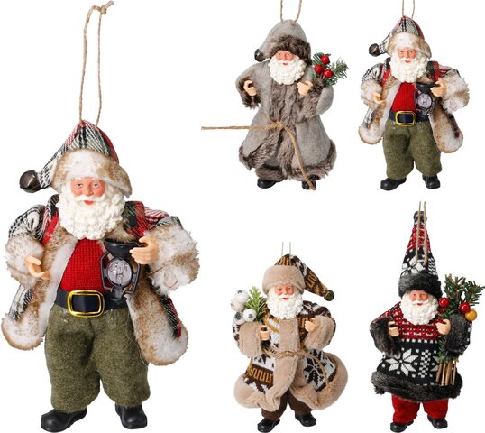 Hanger Kerstman Scandi 4ass