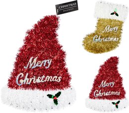 Hanger kerstmuts slinger 2ass