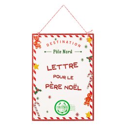 Hanger letter voor Kerstman H21cm