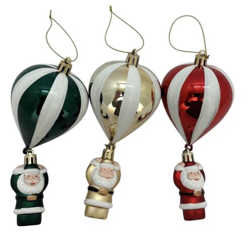 Hanger luchtballon met Kerstman 3ass
