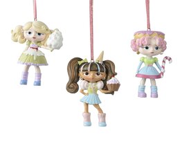 Hanger meisje H10cm 3ass