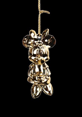 Hanger Minnie acryl 3D goud