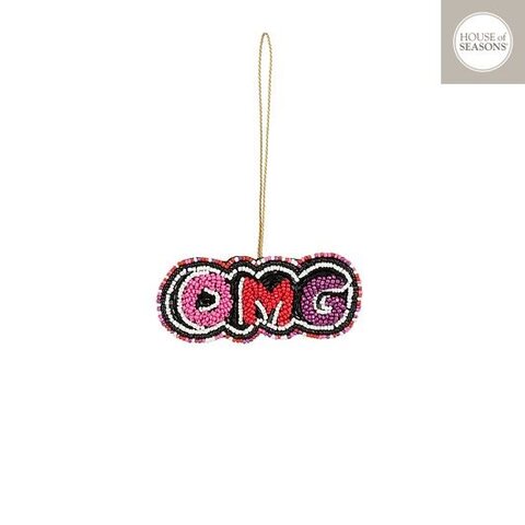 Hanger ornament OMG 12x5cm