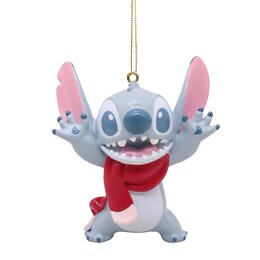 Hanger ornement 3D Stitch met sjaal