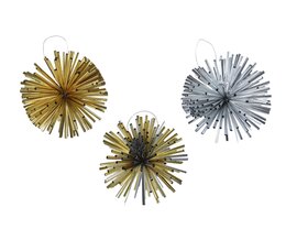 Hanger ornement D8cm 3ass