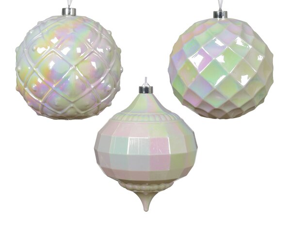 Hanger ornement H20cm glas 3ass