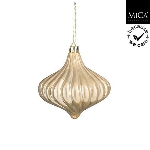 Hanger ornement ui D10xH9cm creme