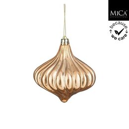 Hanger ornement ui D10xH9cm koper