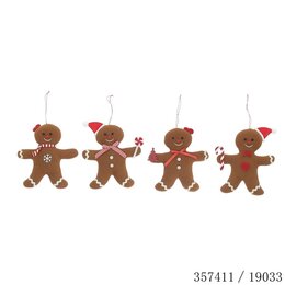 Hanger peperkoek 15x17cm 4ass