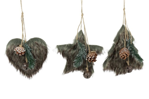 Hanger Ramberg ster/kerstboom/hart 15x32cm 3ass