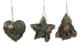 Hanger Ramberg ster/kerstboom/hart 15x32cm 3ass