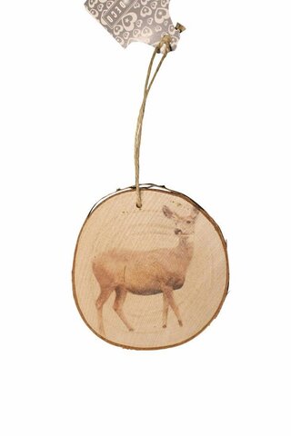 Hanger reindier D9cm hout