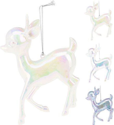 Hanger rendier 16cm 3ass iris