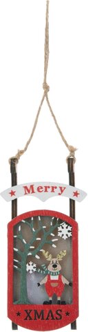 Hanger slee Led 14x7cm 3ass - afbeelding 4