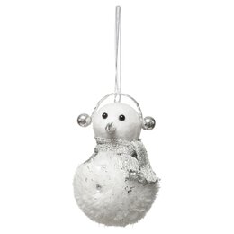 Hanger sneeuwman 2ass - grijs - afbeelding 2