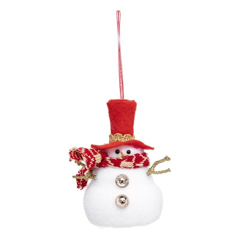 Hanger sneeuwman met muts
