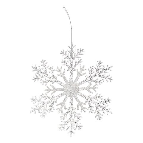 Hanger sneeuwvlok H30cm sneeuw