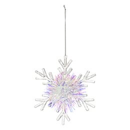 Hanger sneeuwvlok Iris H15cm 2ass