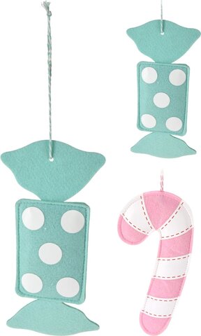 Hanger snoep vilt 2ass