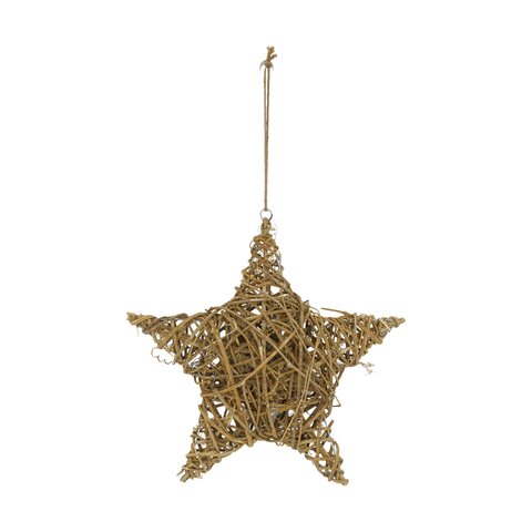 Hanger ster 36x38cm rotan
