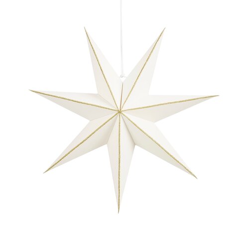 Hanger ster D45cm wit