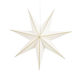 Hanger ster D45cm wit