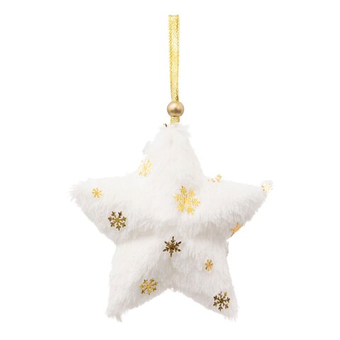 Hanger ster H12,5cm goud